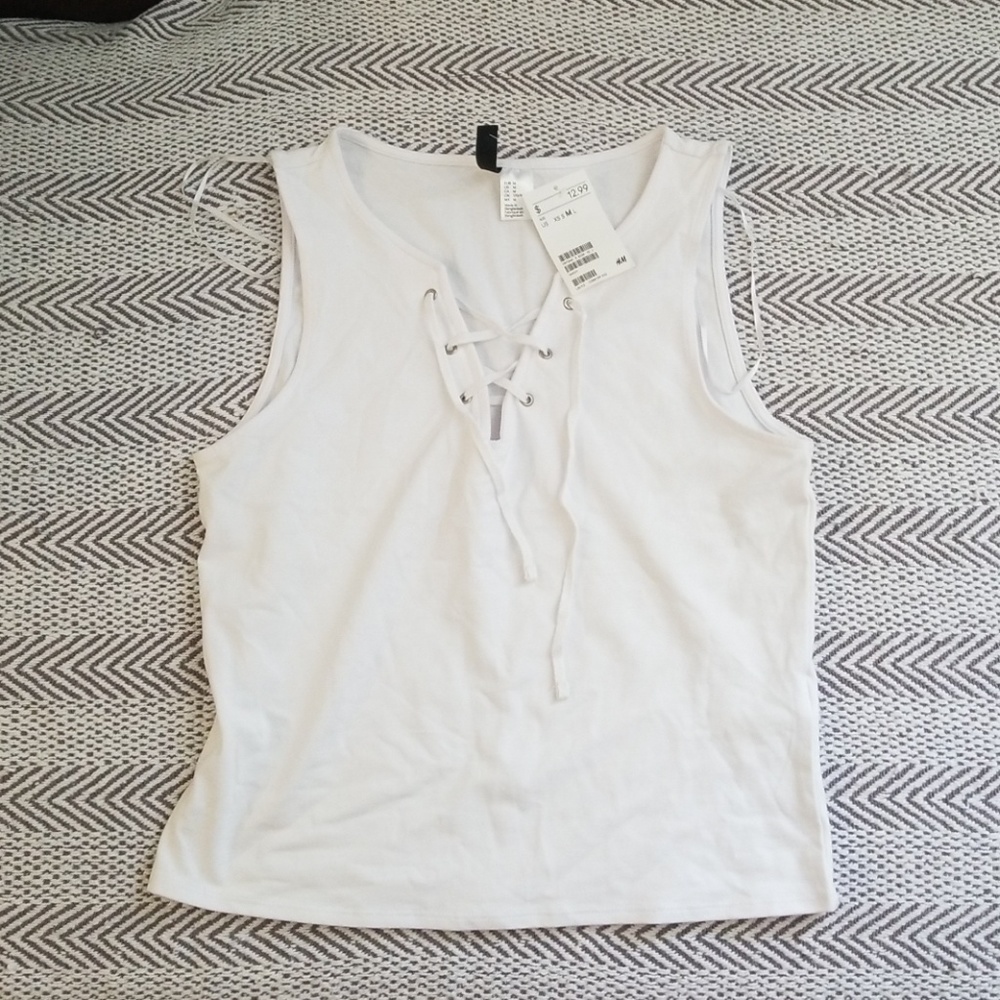 White Crop Top